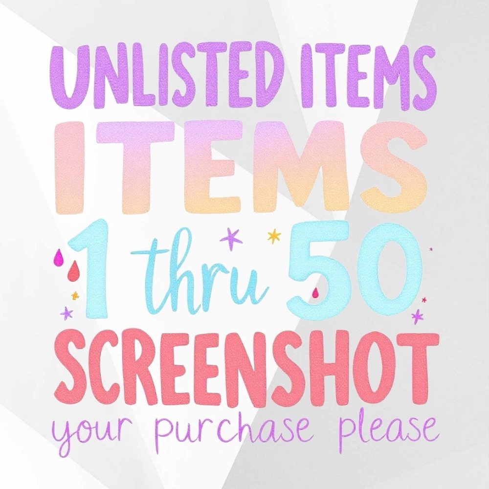 Live Unlisted Item